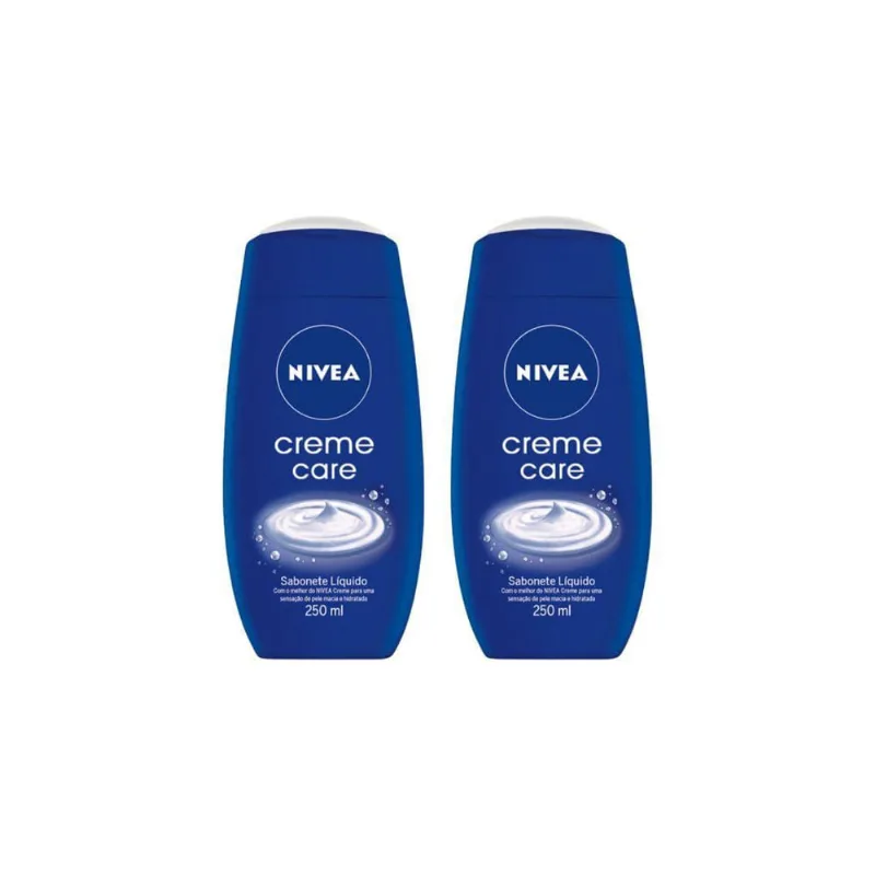 Sabonete Liquido Nivea 250Ml Creme Care - Kit C/2Un
