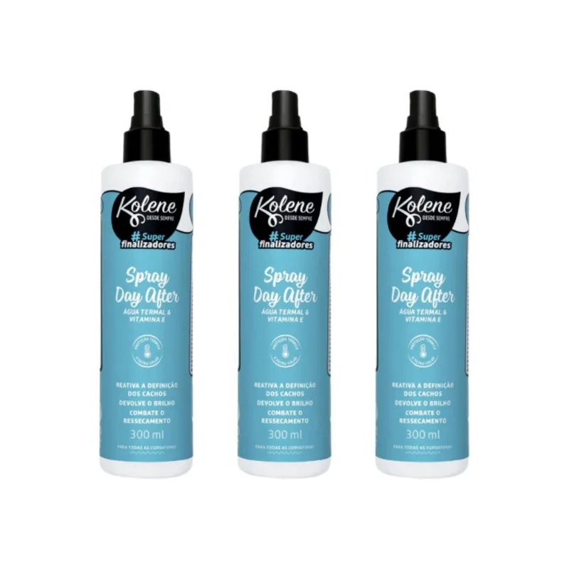 Spray Kolene Day After Superfinalizador 300ml - Kit c/ 3un