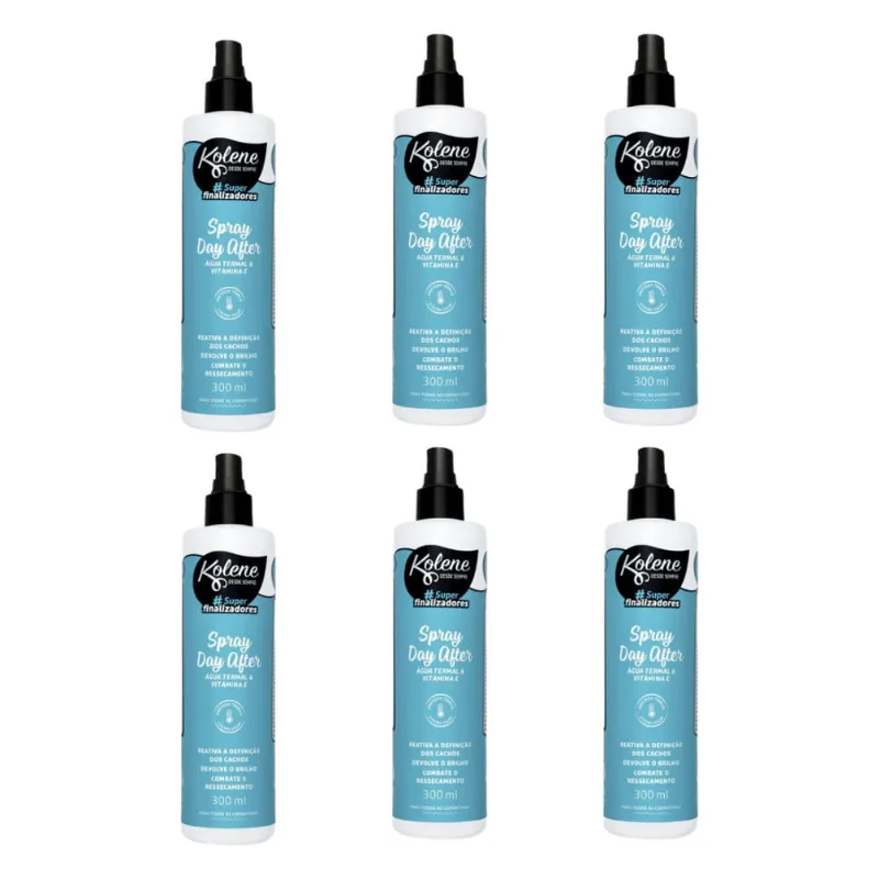 Spray Kolene Day After Superfinalizador 300ml - Kit c/ 6un
