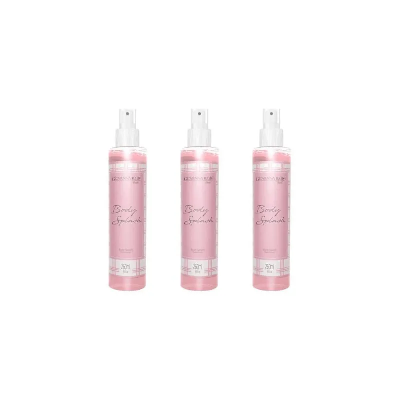 Colonia Giovanna Baby Body Splash 260Ml Classic-Kit C/3Un