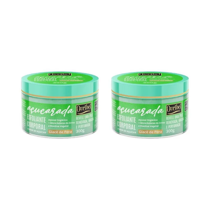 Creme Esfoliante Corporal Ouribel Glace De Pera 300G - 2Un
