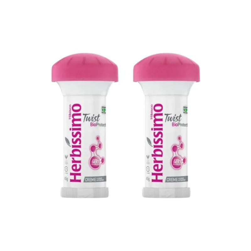 Desodorante Herbissimo Stick Creme Bio Protect Hib 45G - 2Un