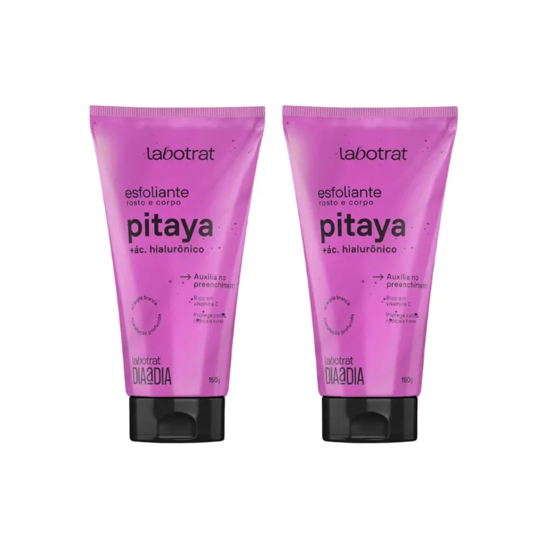 Esfoliante Labotrat Corpo e Rosto 150g Pitaya - Kit c/ 2un