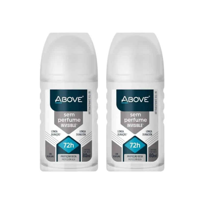 Desodorante Roll-On Above Sem Perfume 50Ml - Kit C/2Un