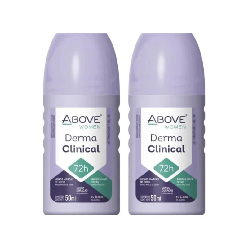 Desodorante Roll-On Above Women Dermaclin 50Ml - Kit C/2Un