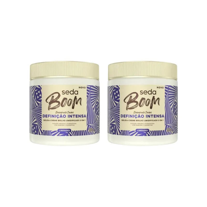 Geleia Seda Boom Definiçao Intensa 500G - Kit C/2Un