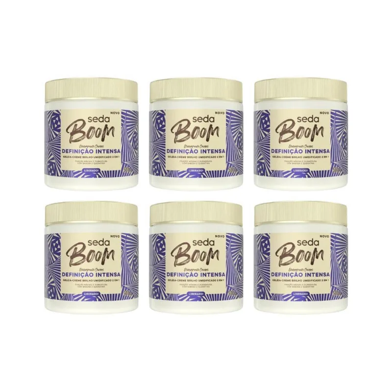 Geleia Seda Boom Definiçao Intensa 500G - Kit C/6Un