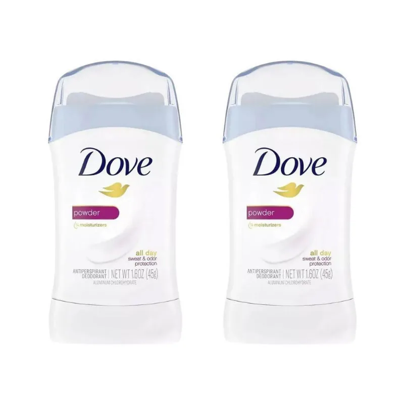 Desodorante Creme Dove Fem Stick Powder 45G - Kit Com 2Un