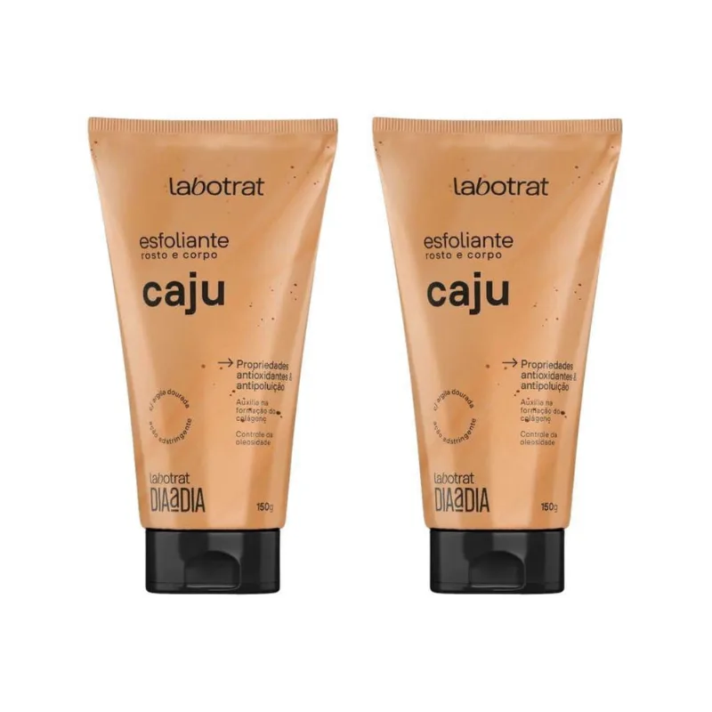 Esfoliante Labotrat Corpo E Rosto 150G Caju Dia A Dia - 2Un