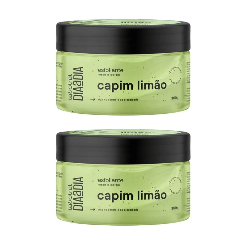 Esfoliante Labotrat Corpo E Rosto 300G Capim Limao - 2Un