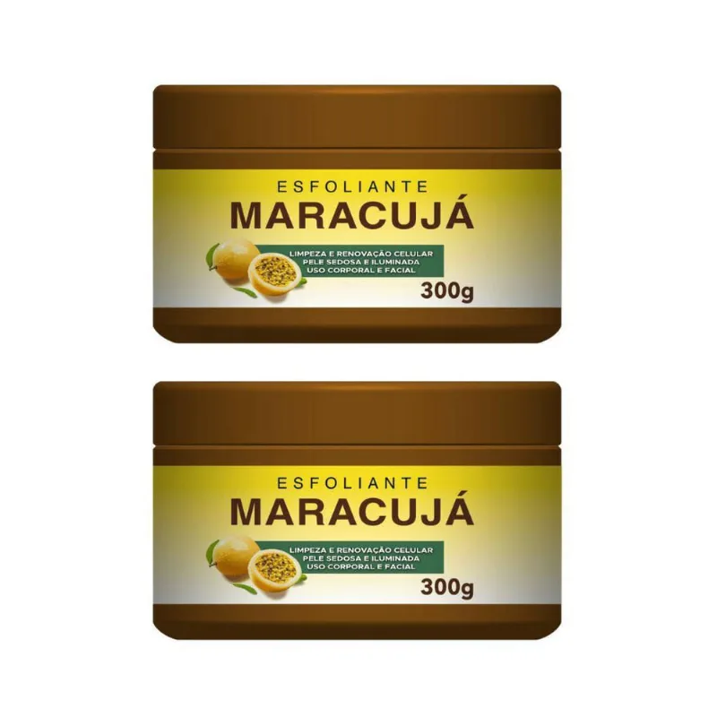 Esfoliante Labotrat Corpo E Rosto 300G Maracuja - Kit 2Un