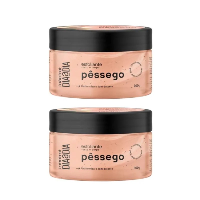Esfoliante Labotrat Corpo E Rosto 300G Pessego - 2Un