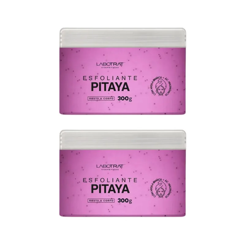 Esfoliante Labotrat Corpo e Rosto 300g Pitaya - Kit c/ 2un