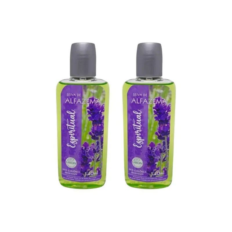 Colonia Seiva Alfazema Ubon 140Ml Lavanda - Kit Com 2Un