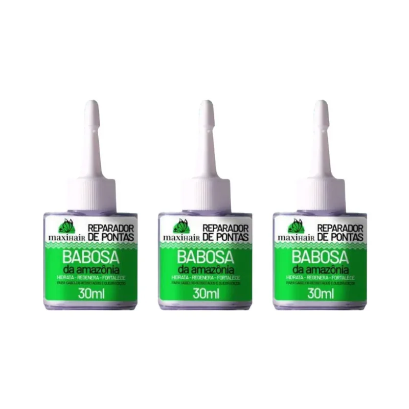 Reparador de Pontas Maxihair 30ml Babosa da Amazonia - 3un