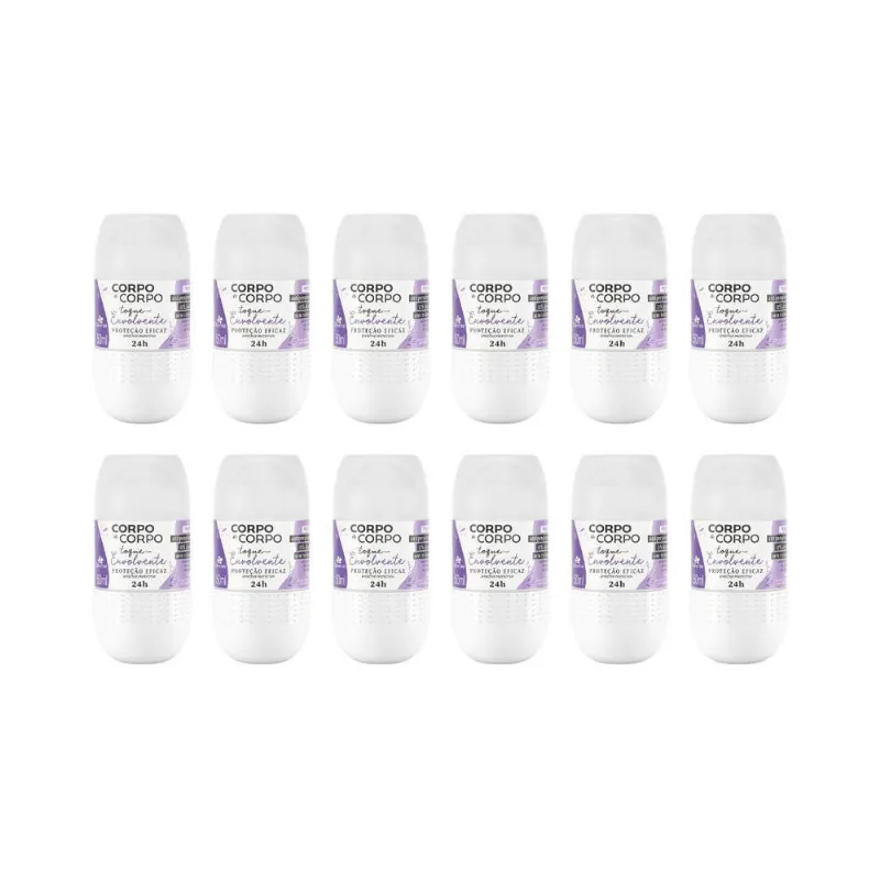 Desodorante Roll-On Corpo A Corpo Envolvente 50Ml - 12Un