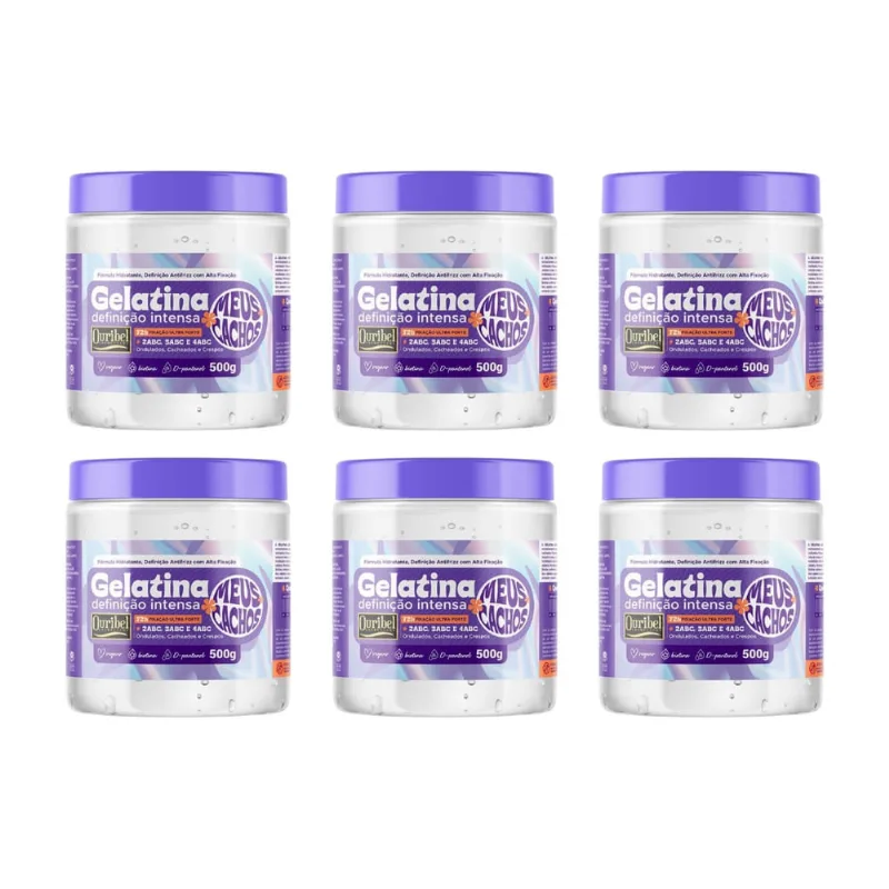 Gelatina Ouribel 500g Definiçao Intensa Meus Cachos - 6un