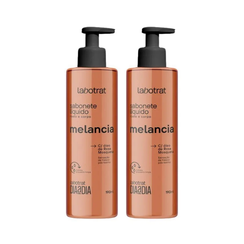 Sabonete Liquido Labotrat 190Ml Melancia - Kit Com 2Un