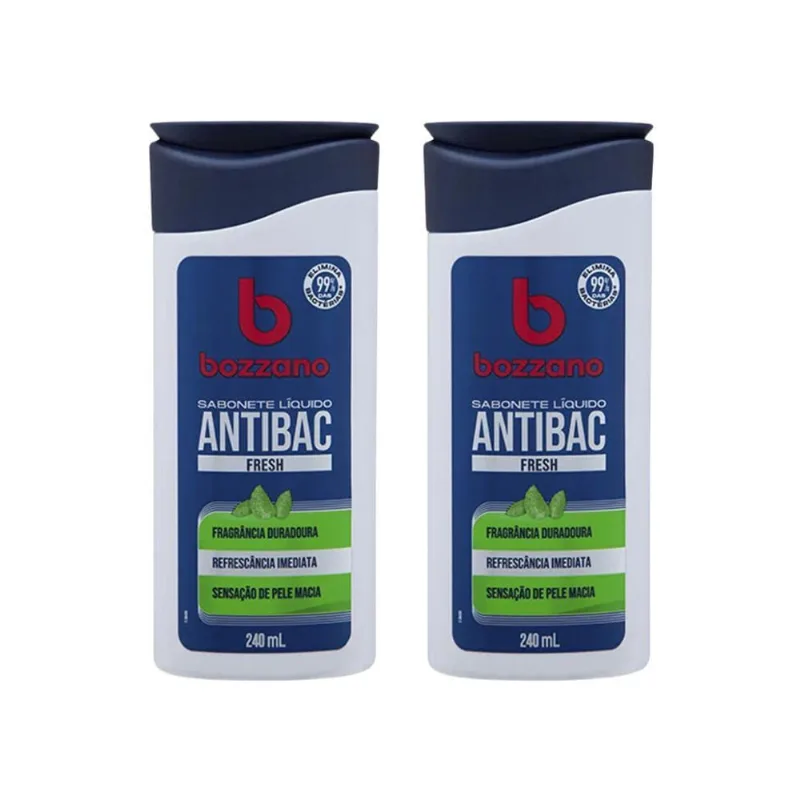 Sabonete Liquido Bozzano Fresh 240Ml - Kit Com 2Un