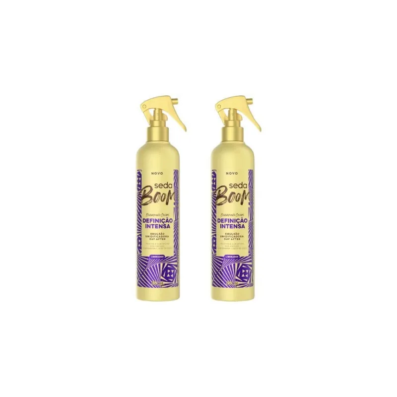 Creme De Pentear Seda 350Ml Boom Defini Inte Day After - 2Un