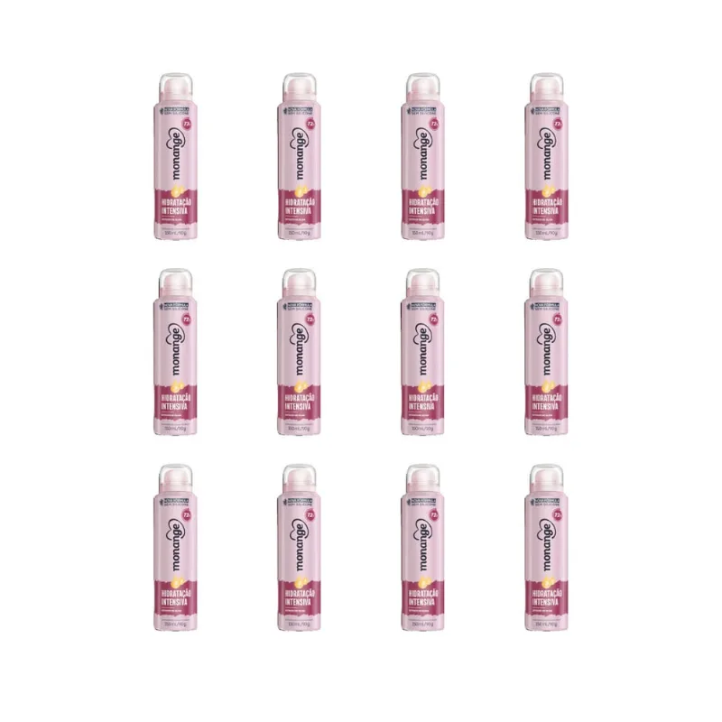 Desodorante Aero Monange 150ml Hidr Int Extr Oliv-Kit C/12un