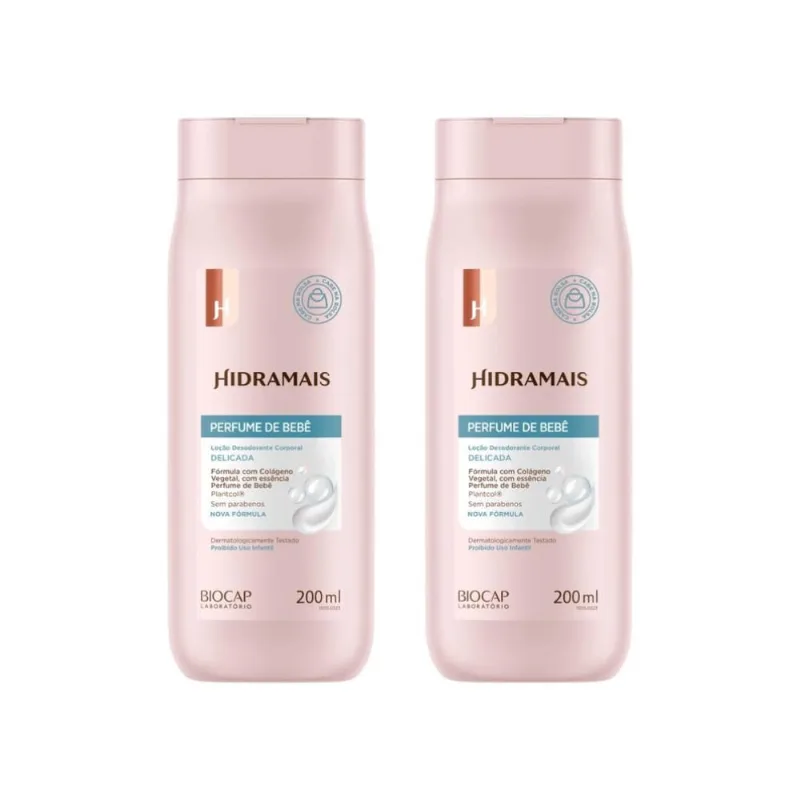 Hidratante Corporal Hidramais 200Ml Perfume Bebe - Kit C/2Un