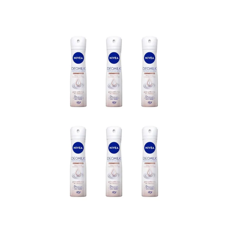 Desodorante Aero Nivea 150ml Fem Milk Beauty-Kit C/6un