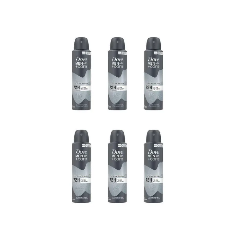 Desodorante Aero Dove 150Ml Masc Sem Perfume - Kit Com 6Un