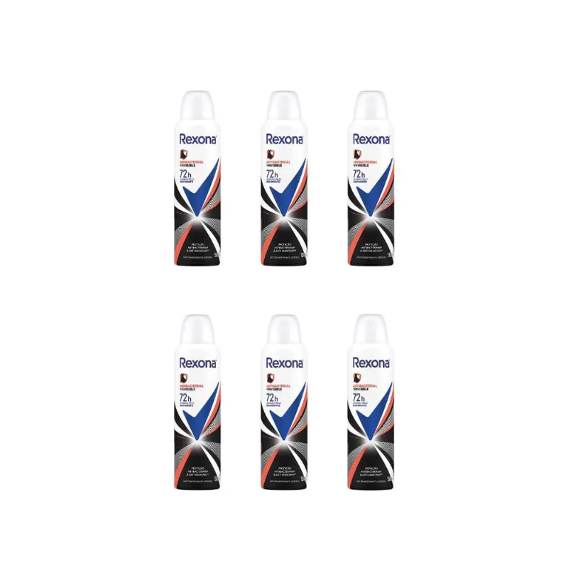 Desodorante Aero Rexona 150ml Fem Antibac Inv-Kit C/6un