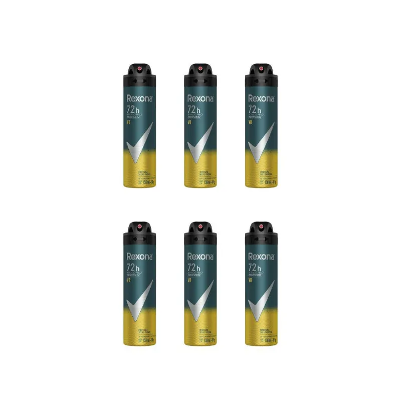 Desodorante Aero Rexona 150ml Masc V 8-Kit C/6un