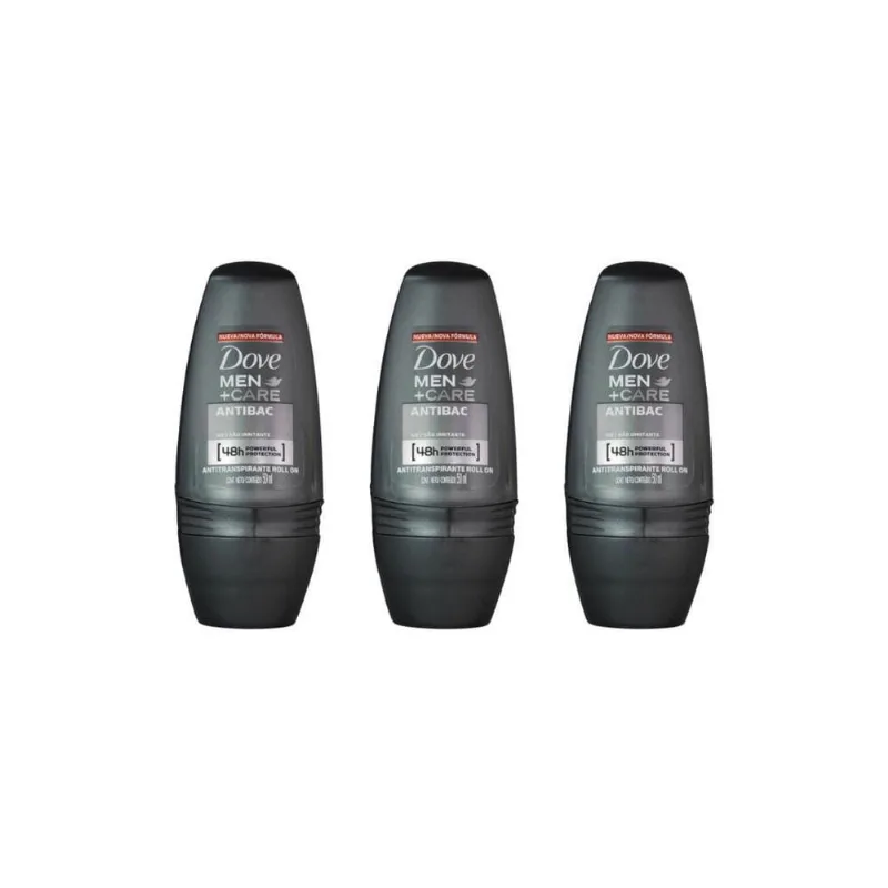 Desodorante Dove Rollon Comfort Cuidado Total 50Ml - 3Un