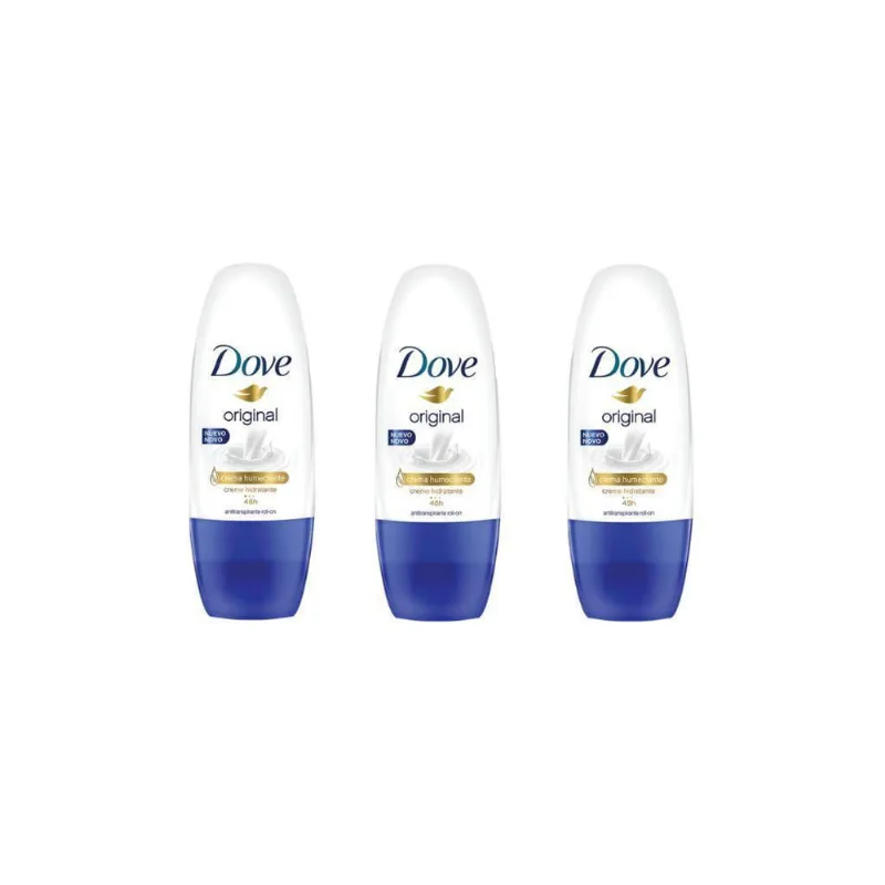 Desodorante Dove Rollon Feminino 30Ml- Kit C/3Un