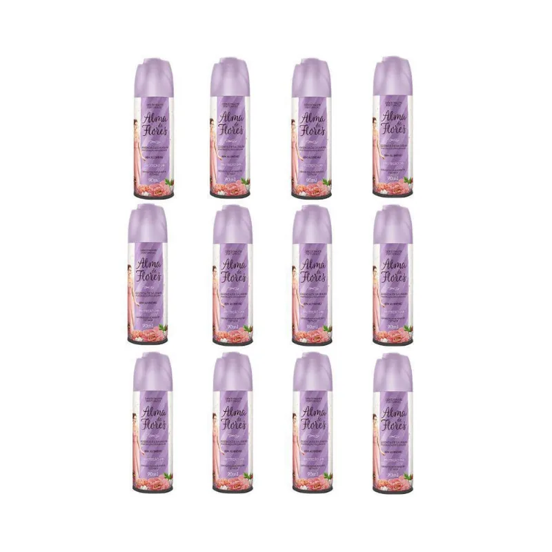 Desodorante Spray Alma De Flores Essên De Baunilha 90Ml-12Un