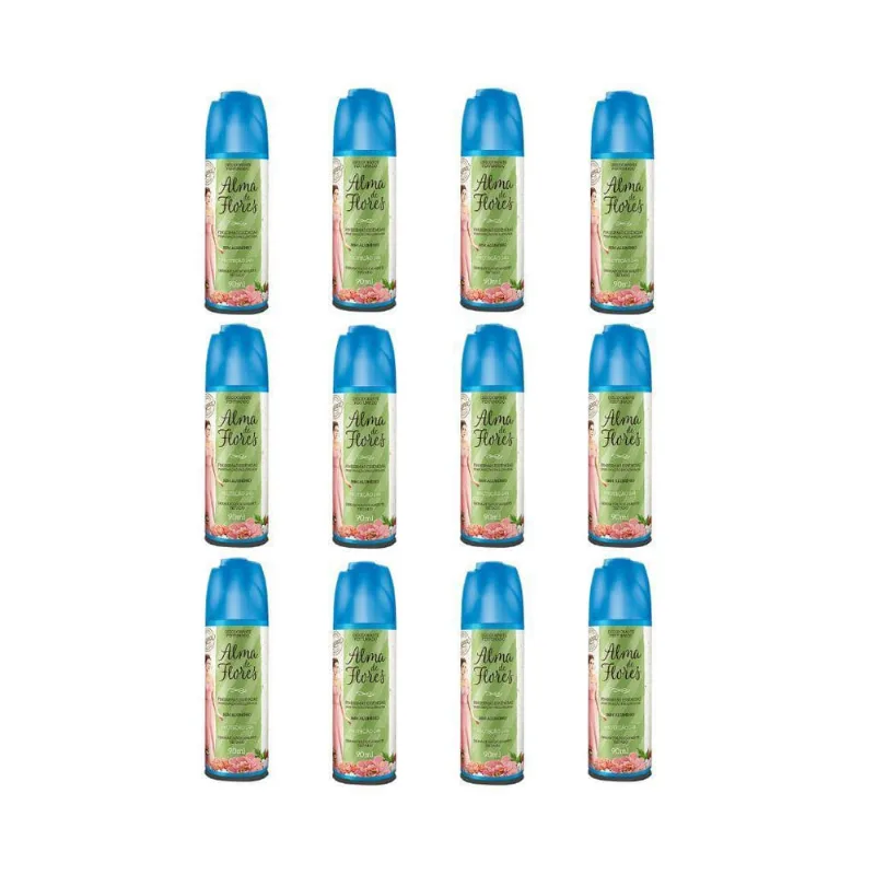 Desodorante Spray Alma De Flores Essências Finíssi 90Ml-12Un