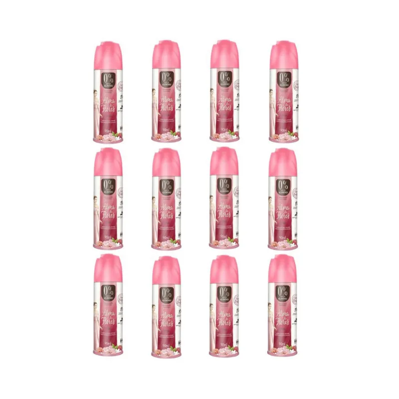 Desodorante Spray Alma de Flores Floral Intense 90ml - 12un