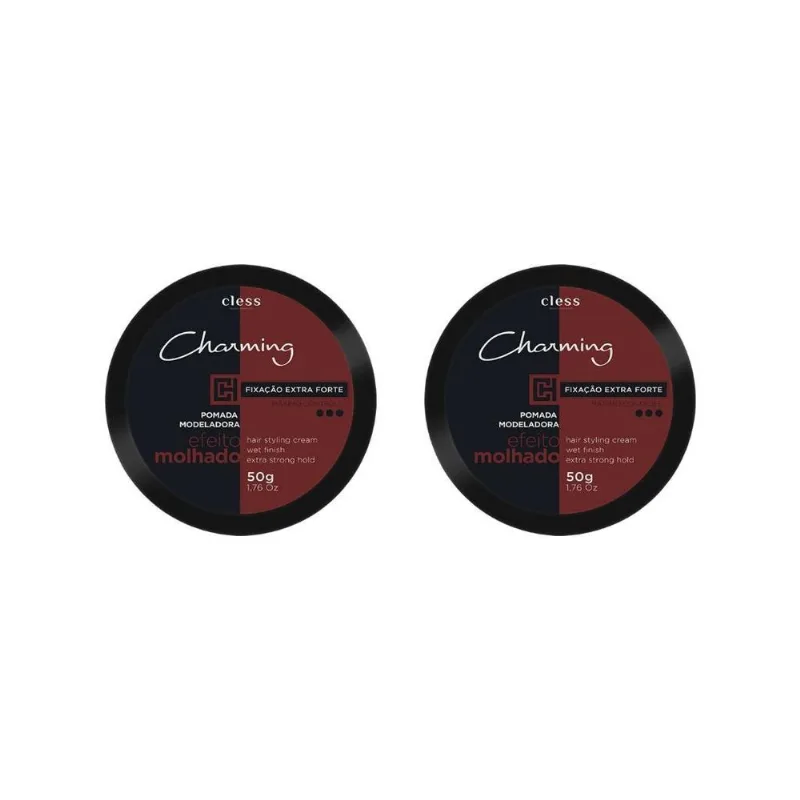 Pomada Capilar Charming 50G Extra Forte Efeito Molhado-2Un