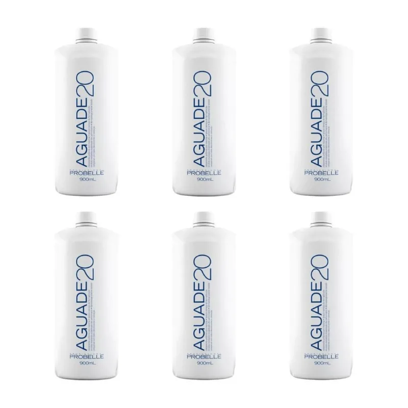 Agua Oxigenada Probelle 900Ml 20Vol Cremosa - Kit Com 6Un