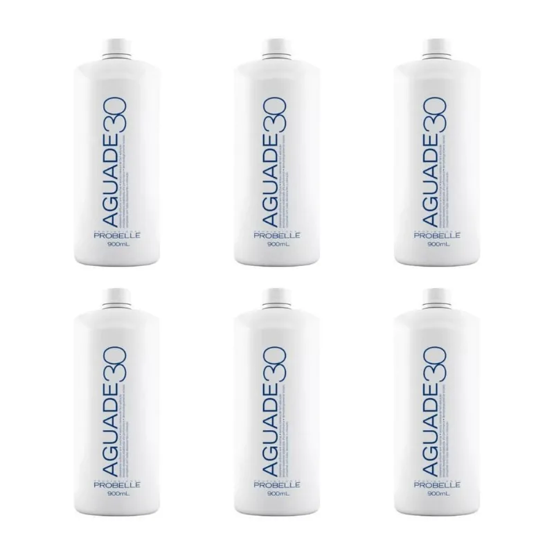 Agua Oxigenada Probelle 900Ml 30Vol Cremosa - Kit Com 6Un