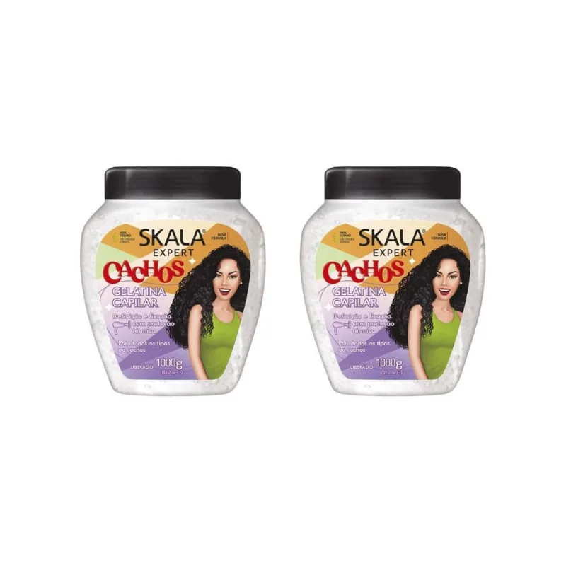 Gelatina Skala 1000G Cachos-Kit C/2Un