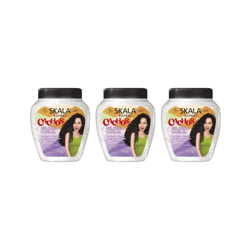 Gelatina Skala 1000G Cachos-Kit C/3Un