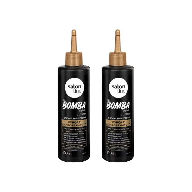 Tonico Capilar Salon Line 100ml Bomba Força e Engross - 2un