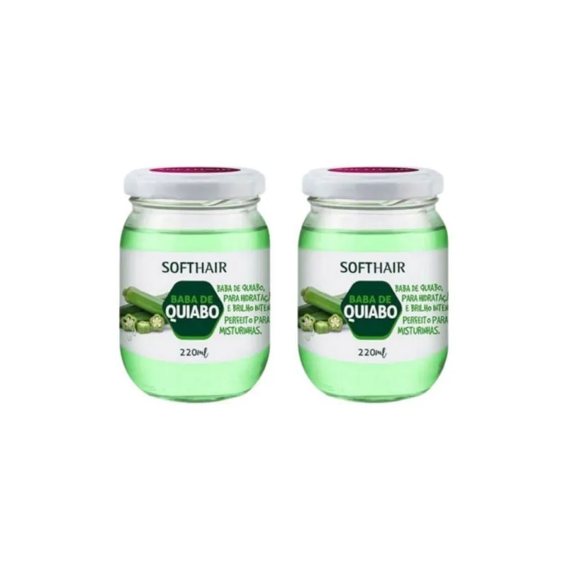 Creme De Tratamento Capilar 220Ml Baba De Quiabo - Kit C/2Un