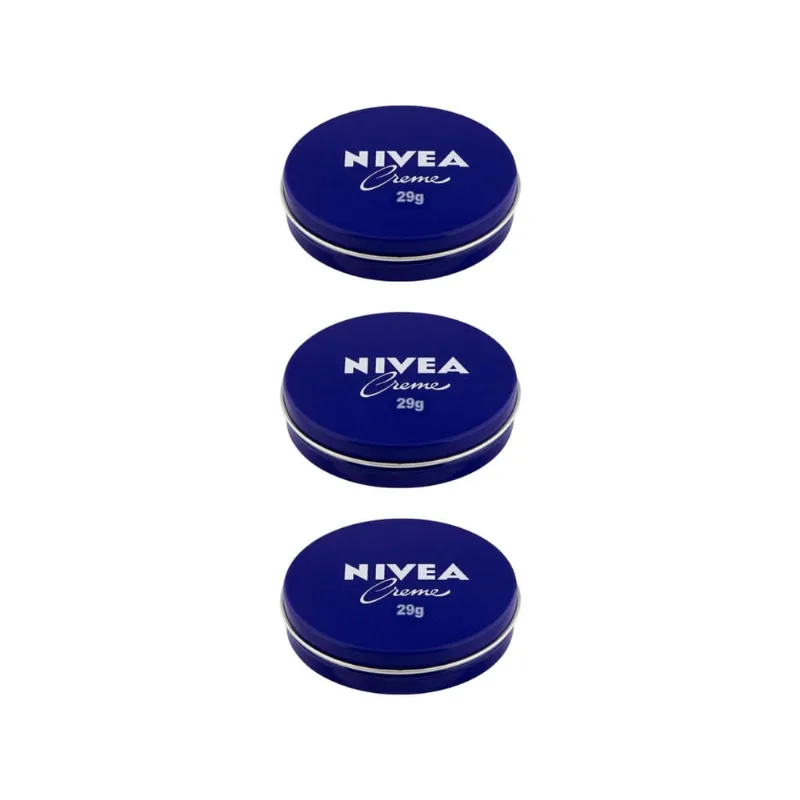 Creme Facial Nivea 29g - Kit c/ 3un