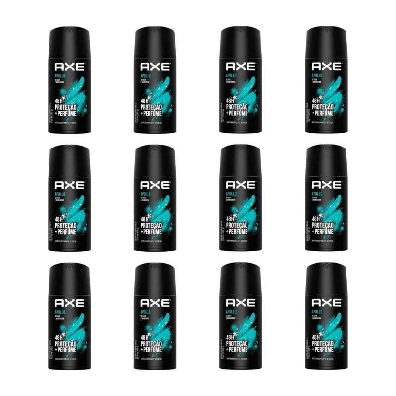 Desodorante Aerossol Axe 150 ml Apollo-Kit C/12un