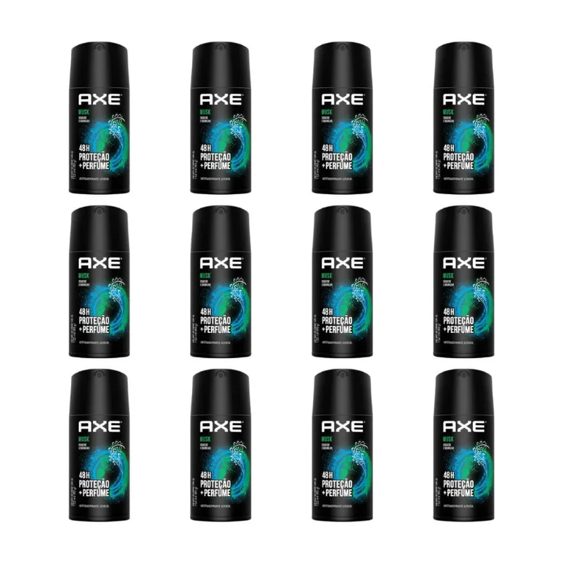 Desodorante Aerossol Axe 150 ml Musk-Kit C/12un