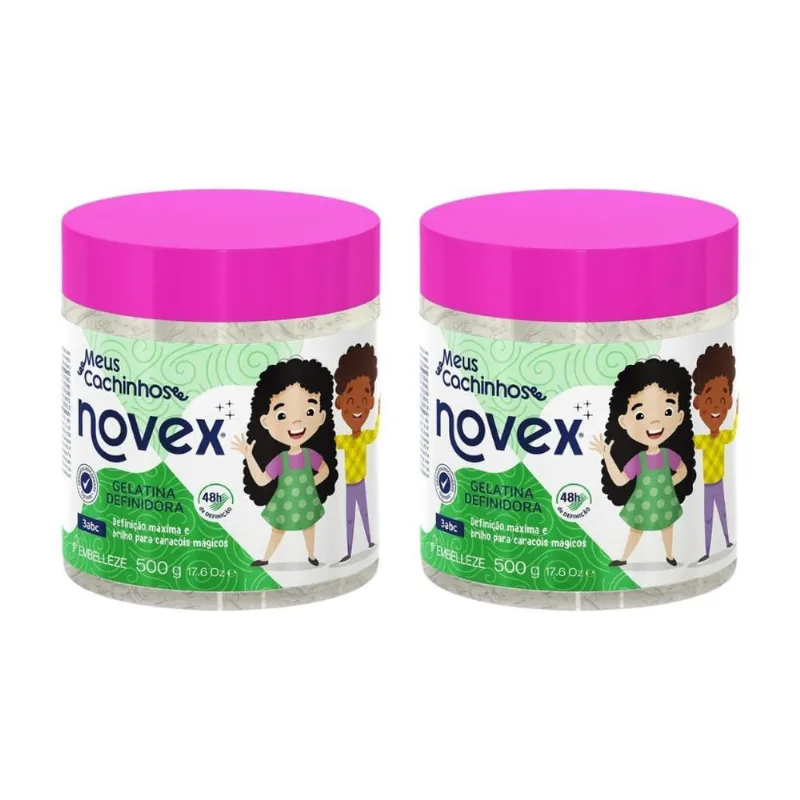 Gelatina Novex Meus Cachinhos Definicao 500G - Kit Com 2Un