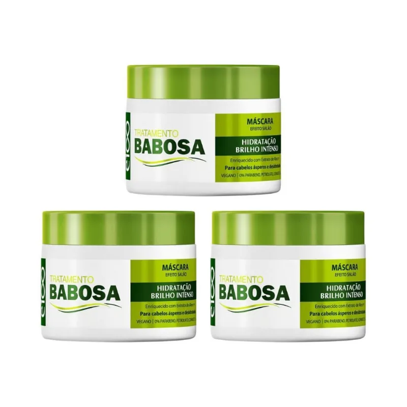 Mascara Eico 270G Babosa - Kit Com 3Un