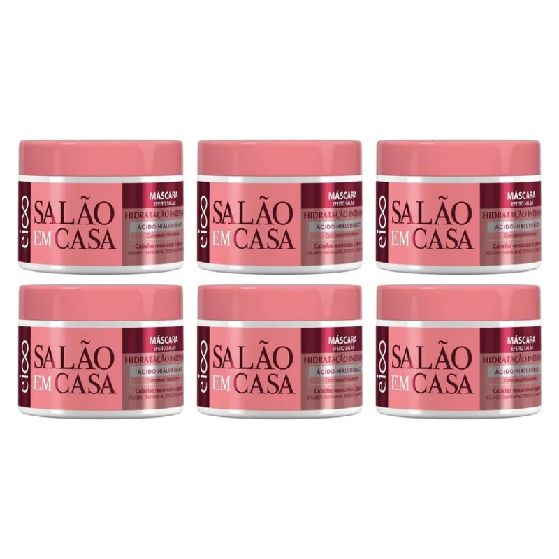Mascara Eico 270g Hidrataçao Intensiva - Kit c/ 6un
