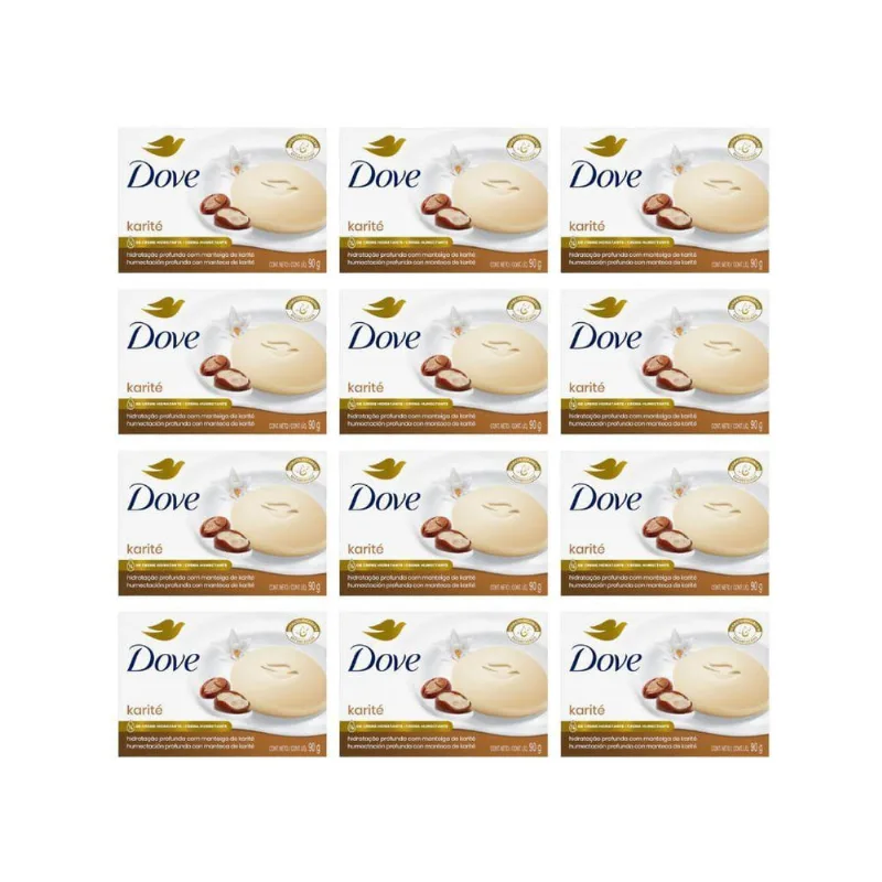 Sabonete Dove 90G Karite - Kit Com 12Un