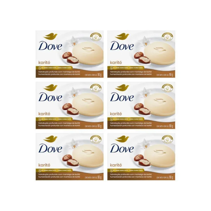 Sabonete Dove 90G Karite - Kit Com 6Un